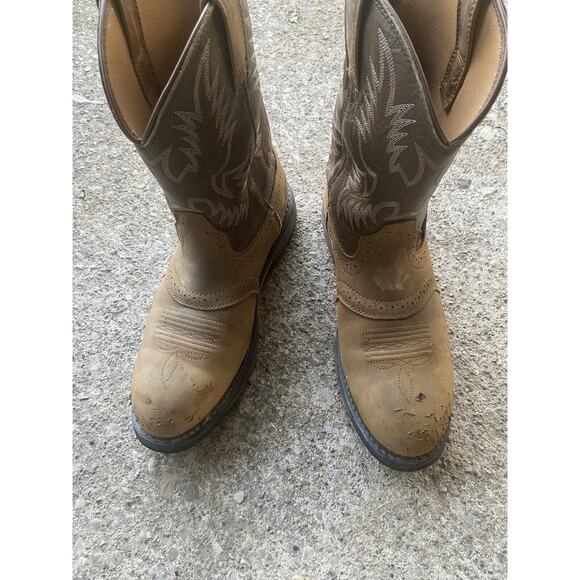 Ariat Work Boots Men\'s Sz 12 D Brown Composite Toe Waterproof main image 7